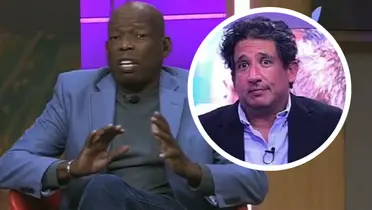 El insólito regalo de la leyenda colombiana al periodista en pleno programa Foto: Captura de ESPN y Win Sports