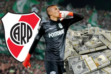 El joven portero colombiano estaría en la mira del gigante argentino para el 2024