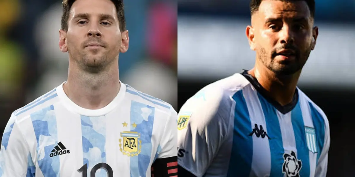 El jugador argentino compartió junto a Lionel Messi en la Selección de Argentina.