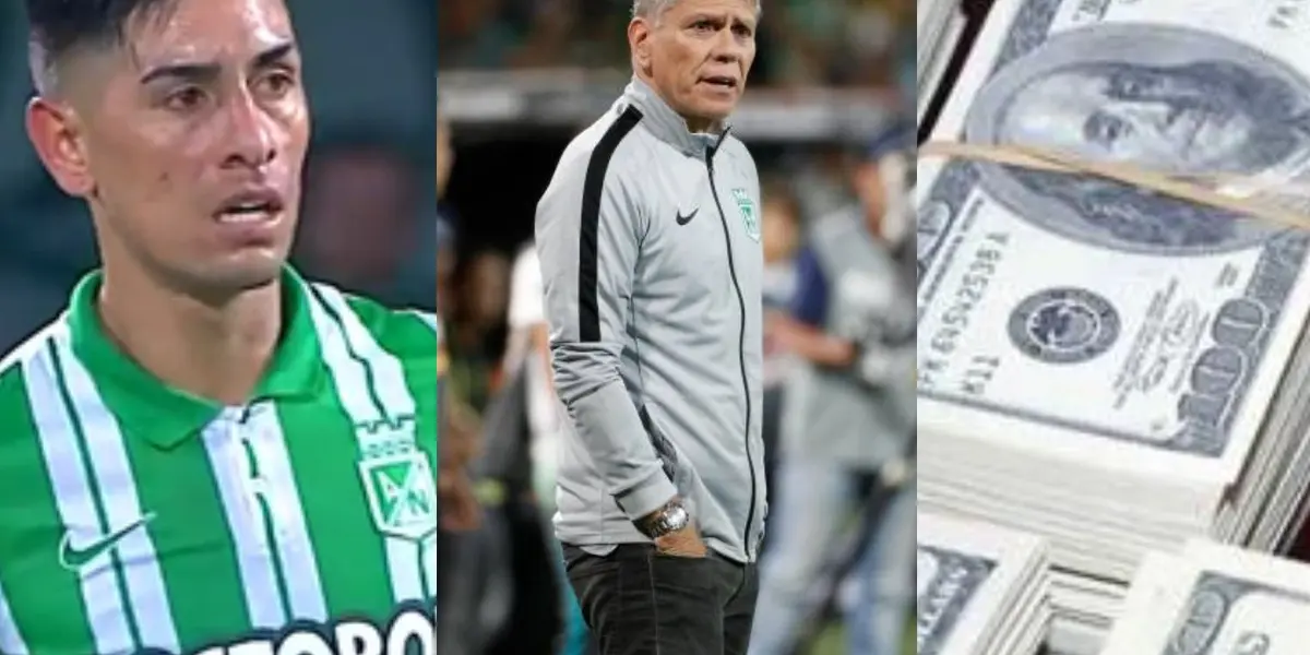 El jugador argentino es un crack en Atlético Nacional, pero estaría pidiendo millones para seguir en el equipo