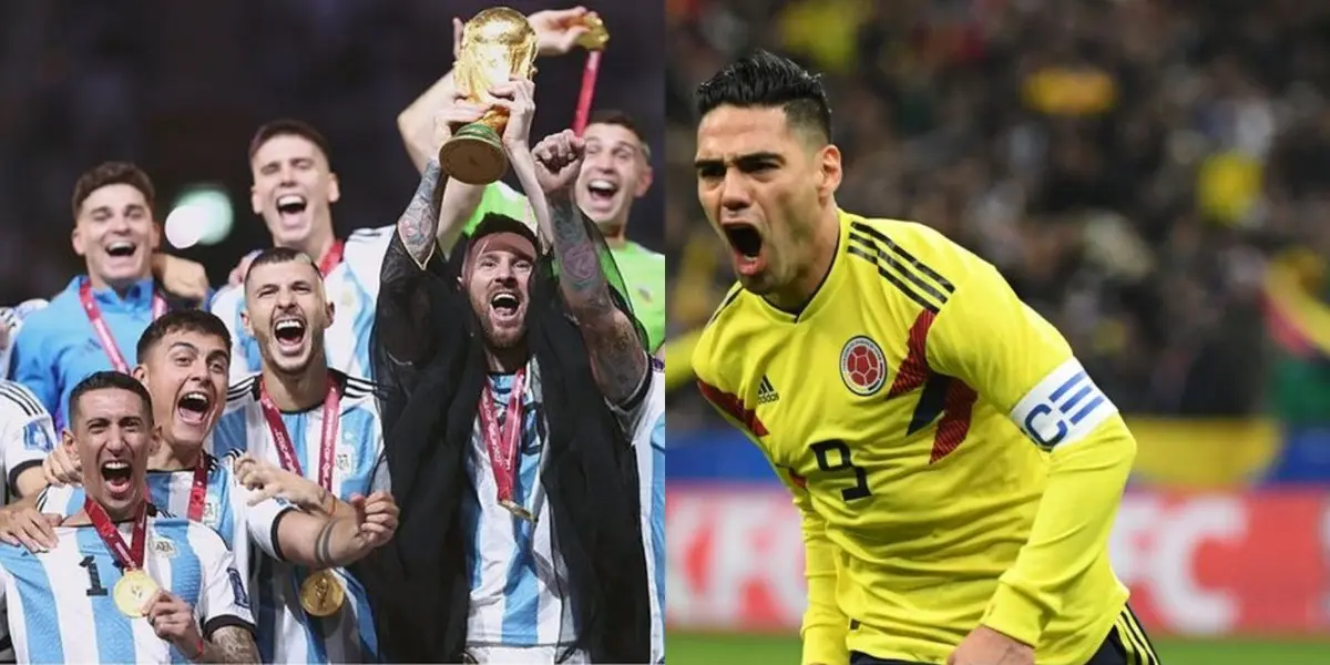 El jugador argentino viene de salir campeón del mundo con Argentina y Lionel Messi, su ídolo es Radamel Falcao.