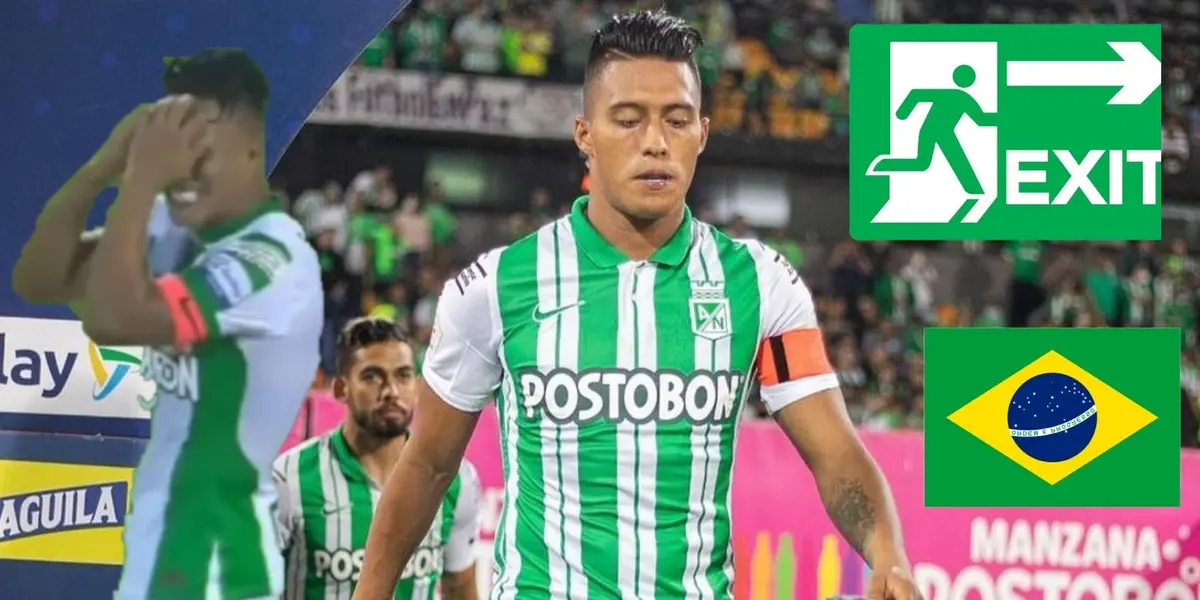 El jugador de Atlético Nacional podría dejar el equipo para fichar con club de Brasil