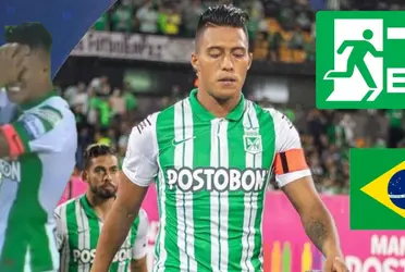 El jugador de Atlético Nacional podría dejar el equipo para fichar con club de Brasil