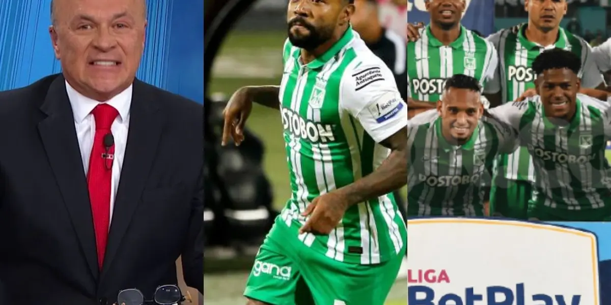 El jugador de Atlético Nacional recibió una dura critica por su forma de celebrar ante Deportivo Cali