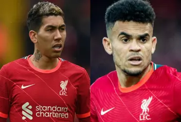 El jugador brasileño estuvo presente en el partido de Liverpool ante Southampton, mientras Luis Díaz fue suplente.