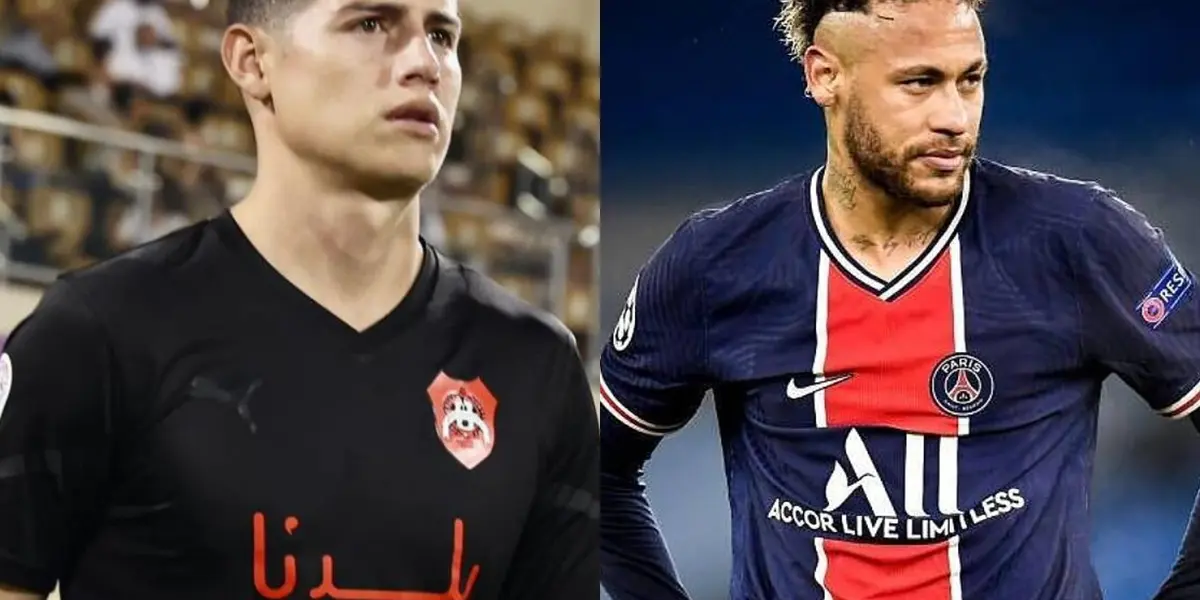 El jugador brasileño le sigue los pasos a James Rodríguez y mira por qué.