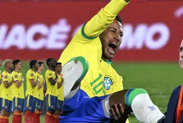 El jugador brasileño sufrió una dura lesión que lo dejará mucho tiempo por fuera de las canchas 