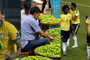 El jugador brasileño no tolera a un exjugador de selección Colombia
