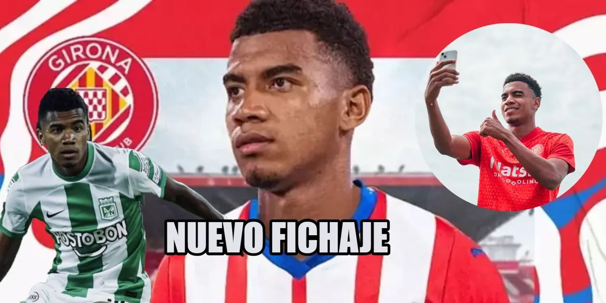 El jugador colombiano acaba de ser fichado por Girona de España