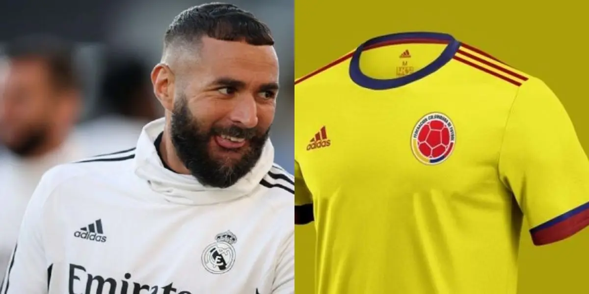 El jugador colombiano advirtió que desea jugar con Karim Benzema en el Real Madrid.