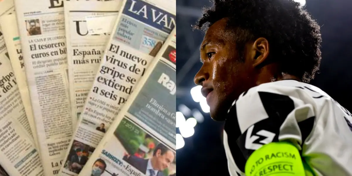 El jugador colombiano amplió su contrato con el club italiano por una temporada más, según informó la Juventus.