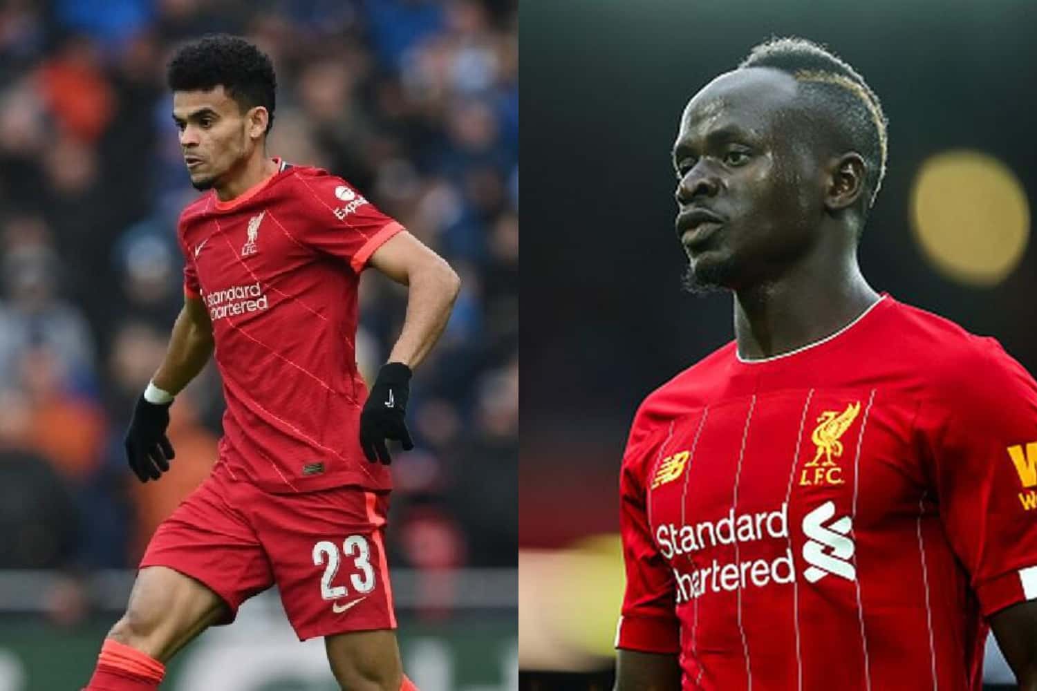 El jugador colombiano asistió al senegalés en el segundo gol de Liverpool que gana 2-0 parcialmente ante Benfica.