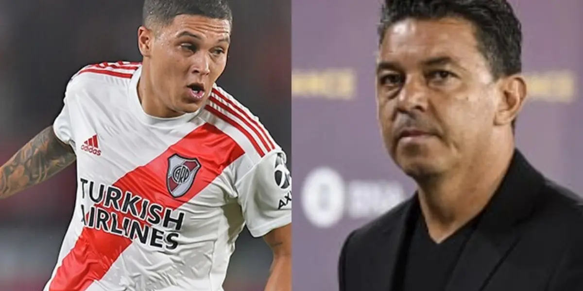 El jugador colombiano brilló en la victoria 2-1 de River Plate ante Banfield en la liga de Argentina.