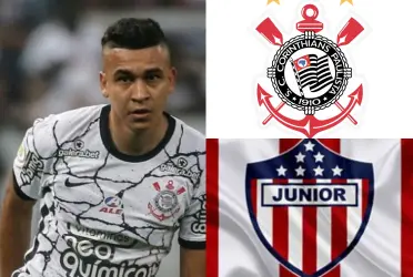 El jugador colombiano buscaría salir de Corinthians y fichar con Junior de cara a la próxima temporada