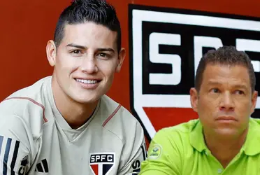 El jugador colombiano celebra por tener un nuevo equipo, pero le bajaron la caña