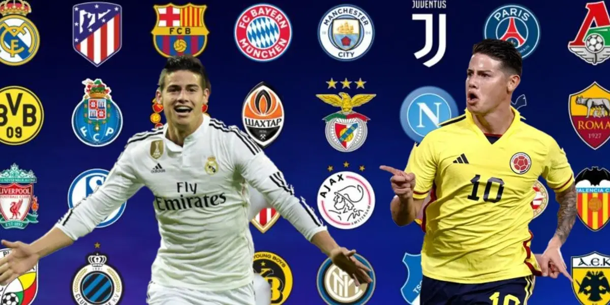 El jugador colombiano dio a conocer el nombre de dos equipos que lo buscaron antes del Real Madrid