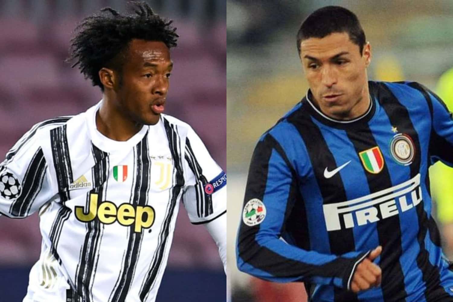 El jugador colombiano es un referente en la Juventus y su compatriota hizo historia en el Inter de Milán.