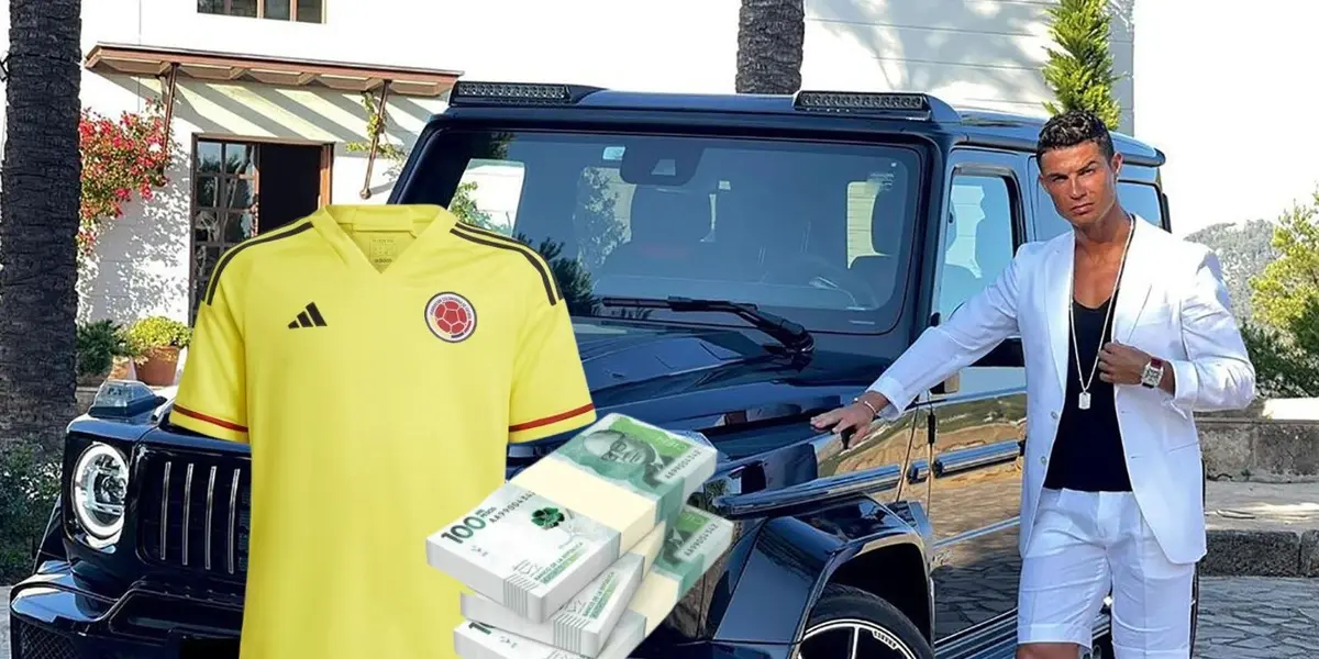 El jugador colombiano es uno de los más caros en el extranjero y se da lujos como Cristiano Ronaldo.