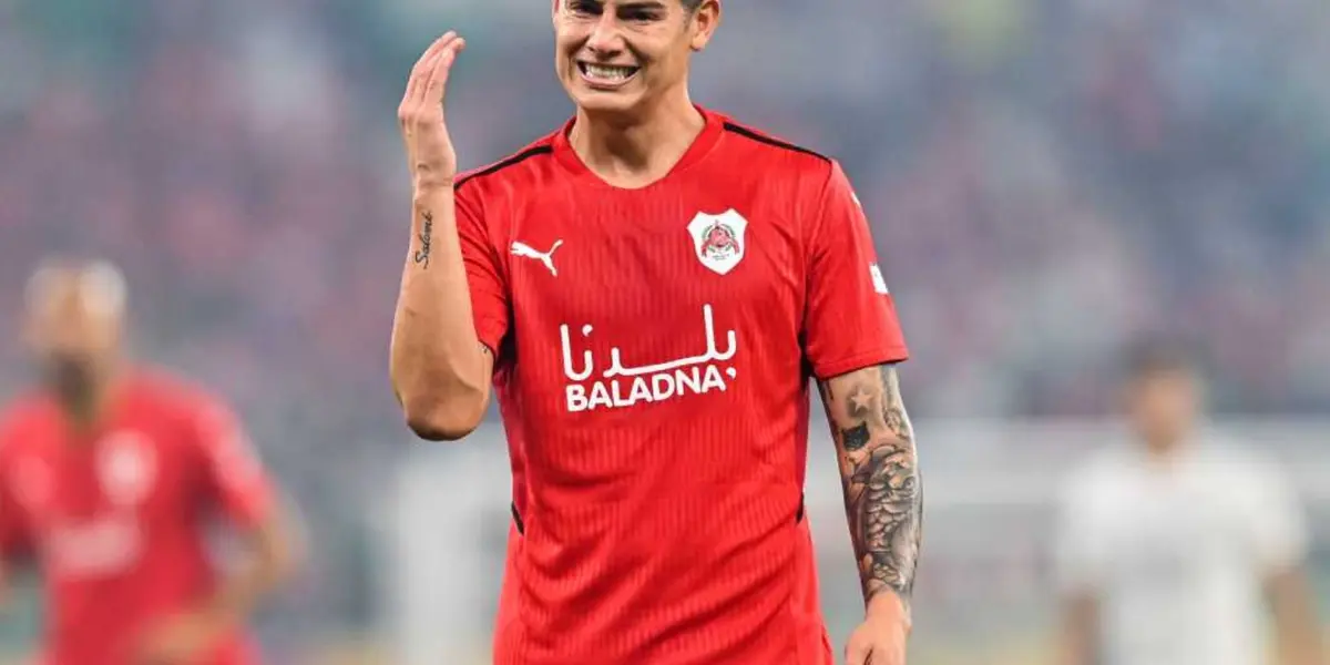 El jugador colombiano está buscando un nuevo equipo tras su salida del equipo catarí.