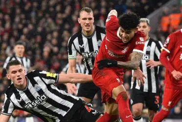 El jugador colombiano está en gran nivel con Liverpool vs Newcastle por Premier League