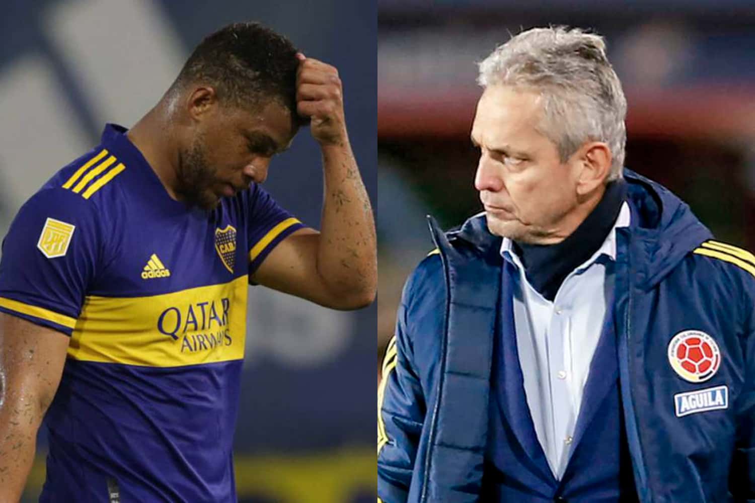 El jugador colombiano estuvo presente en la victoria de Boca Juniors ante Estudiantes en la liga de Argentina.