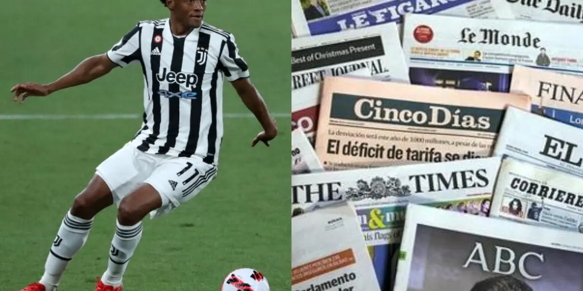 El jugador colombiano fue titular en la victoria 2-1 de Juventus ante Cagliari en la liga de Italia.