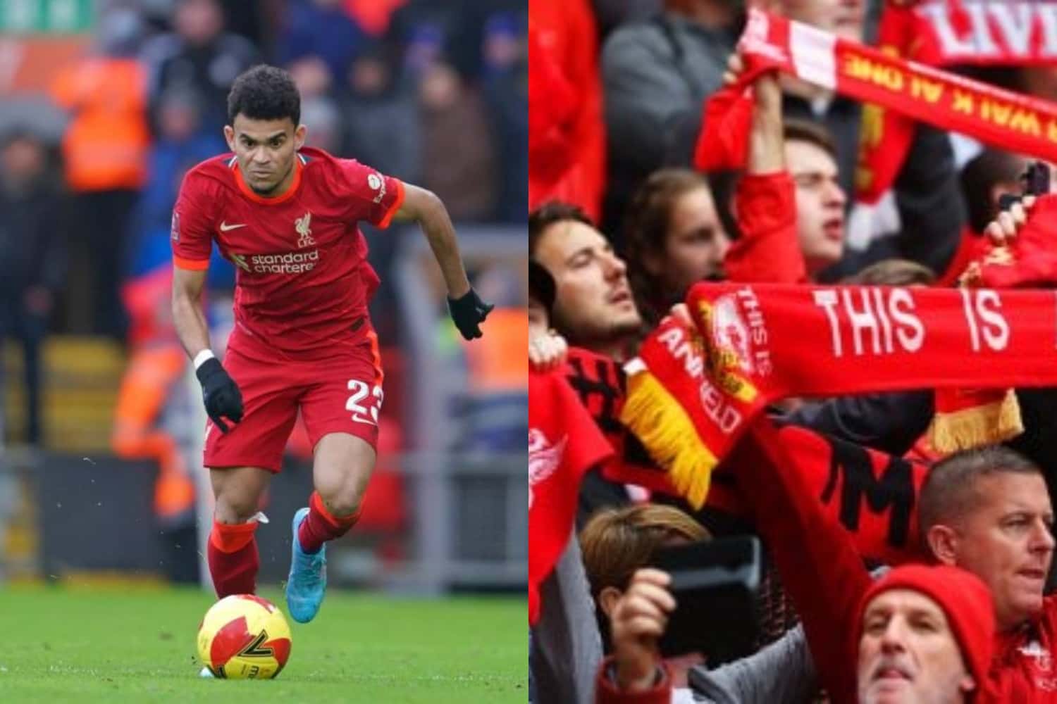 El jugador colombiano fue titular y salió al minuto 72 por Mohamed Salah en la victoria 2-1 Liverpool ante Aston Villa.