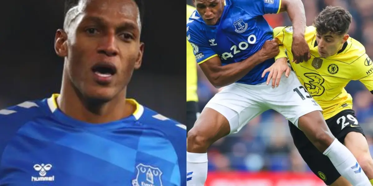 El jugador colombiano fue una de las figuras en el partido que ganó Everton 1-0 ante Chelsea en la liga de Inglaterra.