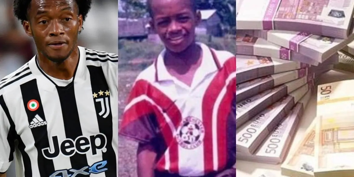 El jugador colombiano gana millones en la Juventus de Italia donde es figura