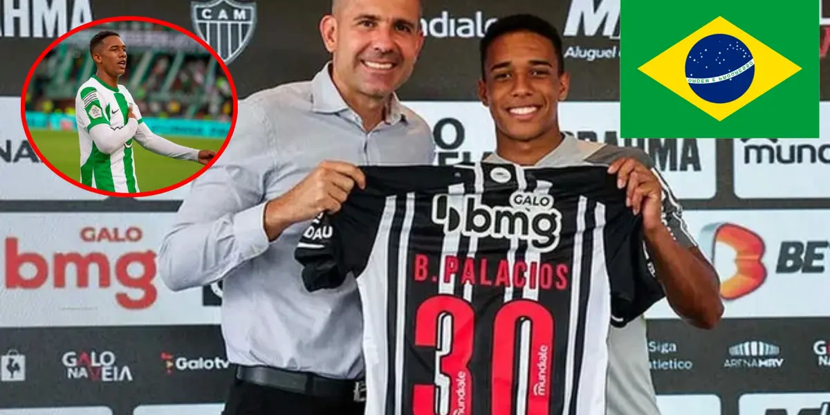 El jugador colombiano hace poco fue fichado por Atlético Mineiro de Brasil