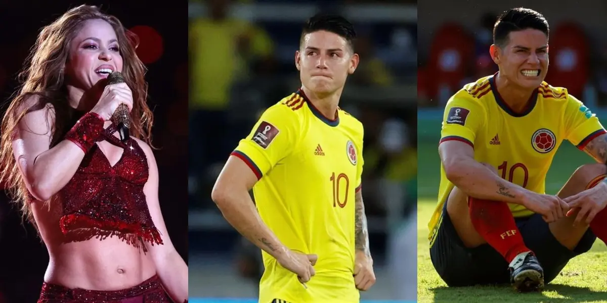 El jugador colombiano le había bajado la caña a la artista