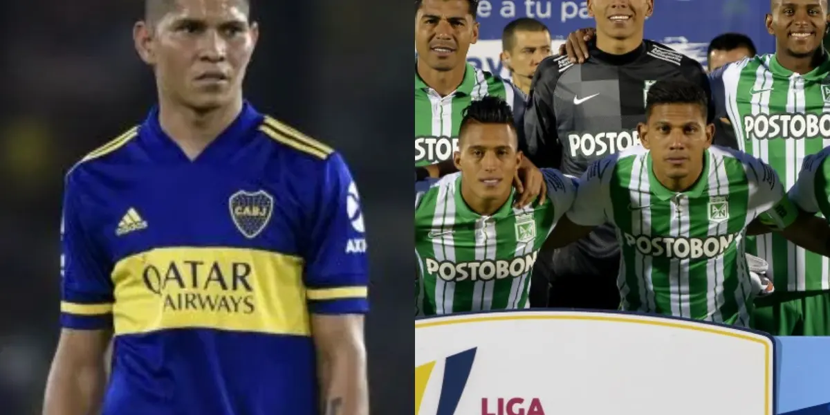 El jugador colombiano llegó al club xeneize procedente de Atlético Nacional en el 2019