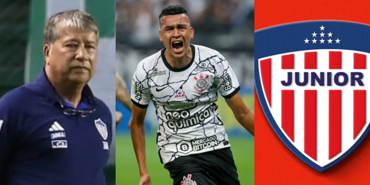 El jugador colombiano milita en Corinthians de Brasil desde el 2020