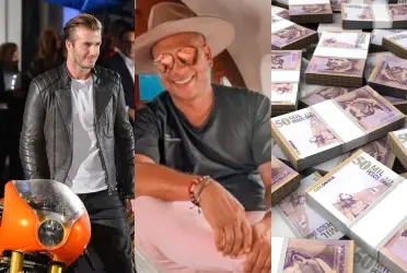 El jugador colombiano mostró su millonario lujo en sus redes sociales 