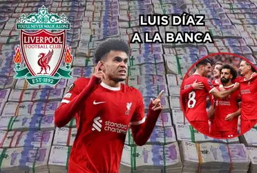 El jugador colombiano no es titular en el partido que juega Liverpool ante West Ham en Inglaterra.