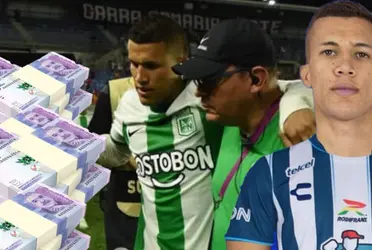 El jugador colombiano no tuvo un buen nivel en Atlético Nacional donde se desinfló