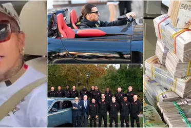 El jugador colombiano presume un gran lujo al estilo de Zlatan Ibrahimovic del Milán