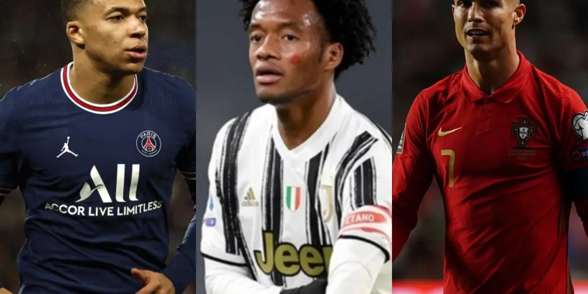 El jugador colombiano que milita en la Juventus podría jugar con una estrella que ha compartido con Mbappé y Ronaldo.