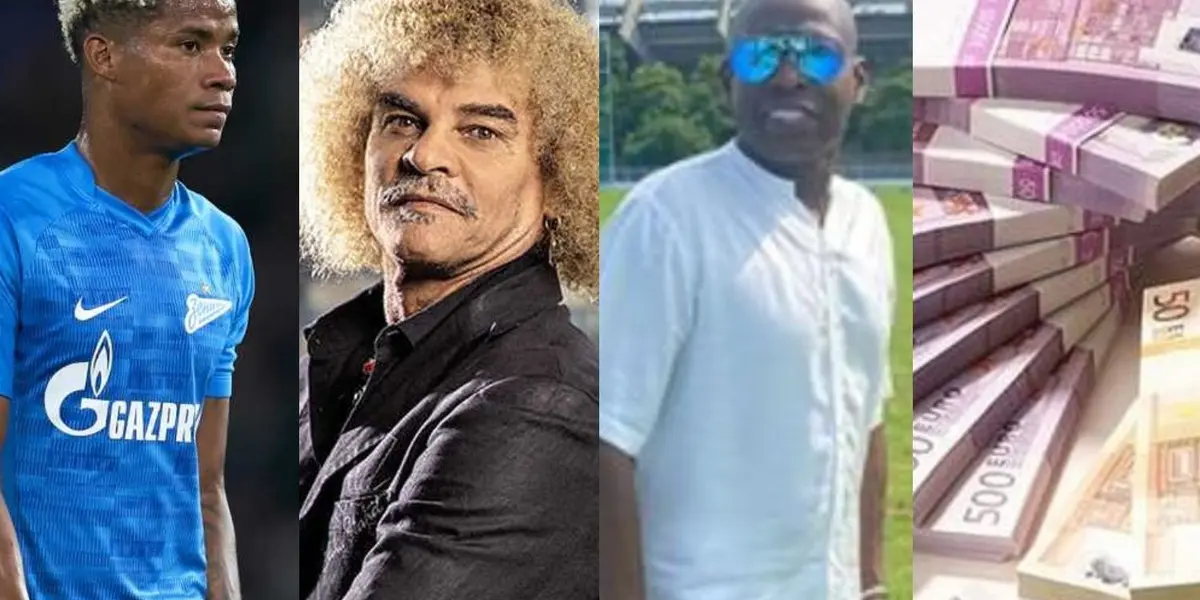 El jugador colombiano quien milita en el Zenit de Rusia está vinculado a un millonario negocio