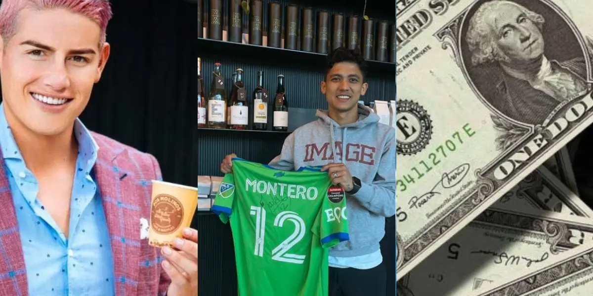 El jugador colombiano quien milita en la MLS tiene un millonario negocio al estilo James Rodríguez 