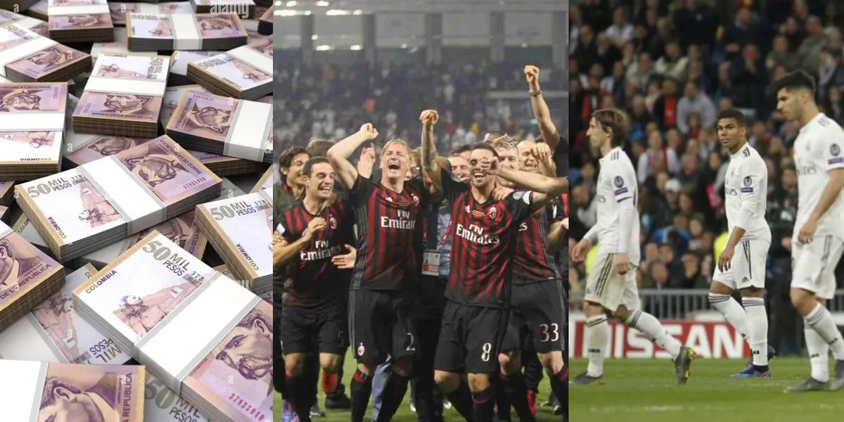 El jugador colombiano rechazó al Real Madrid por jugar en el Milán de Italia