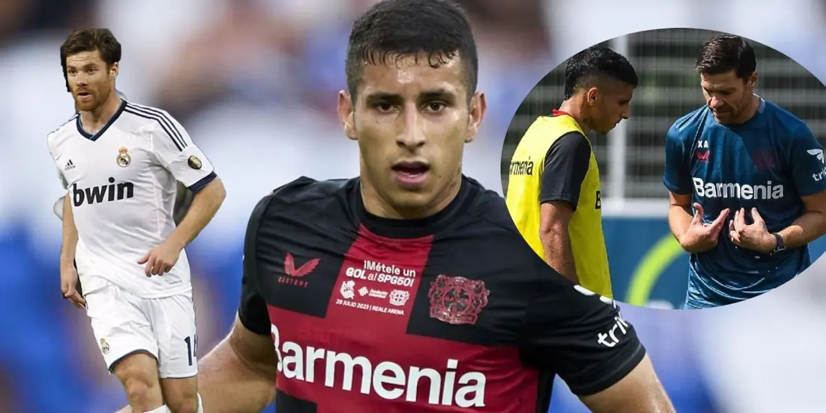 El jugador colombiano recibió la bendición de Xavi Alonso en Bayer Leverkusen