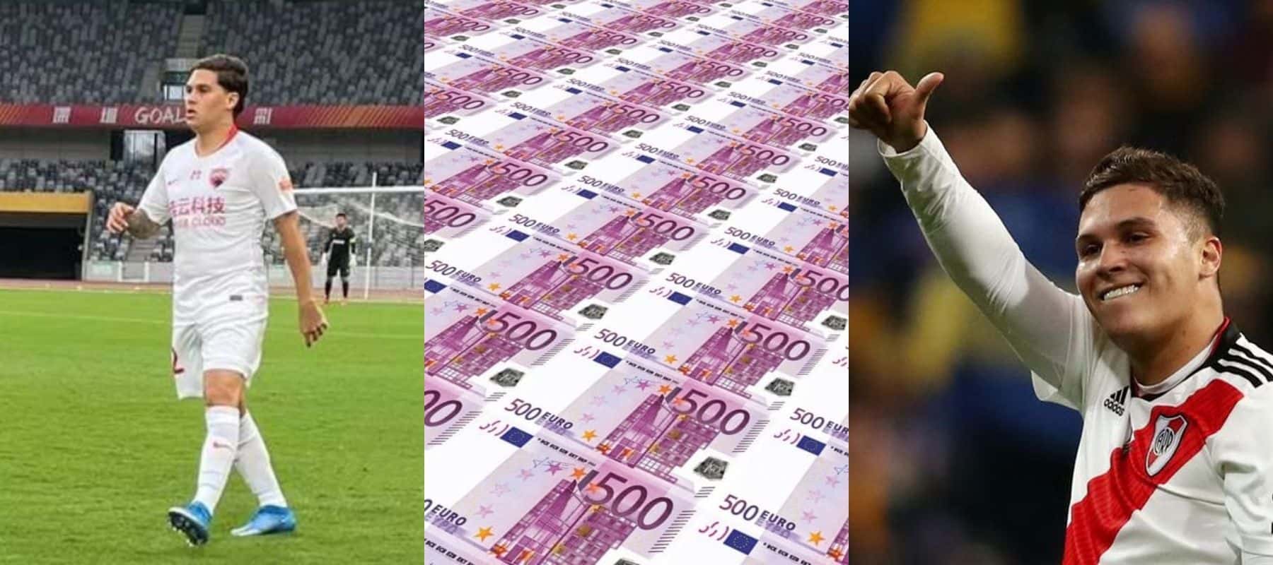 El jugador colombiano recibió la mejor noticia desde China que involucra a River Plate