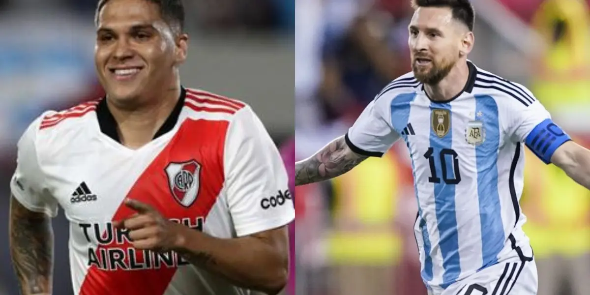 El jugador colombiano de River Plate habló sobre el astro argentino que está en la Copa Mundo de Catar 2022