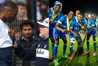 El jugador colombiano salió campeón con el cuadro azul en el 2017 y jugó en el equipo Gimnasia y Esgrima La Plata.
