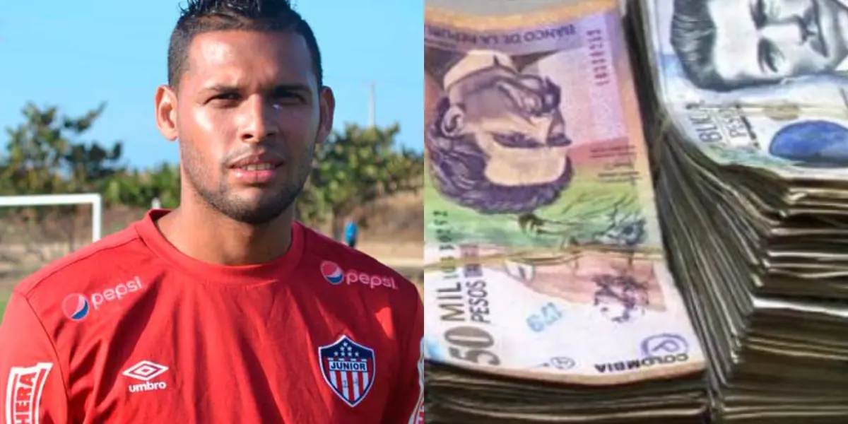 El jugador colombiano se destacó en la liga colombiana y ahora está alejado del fútbol.