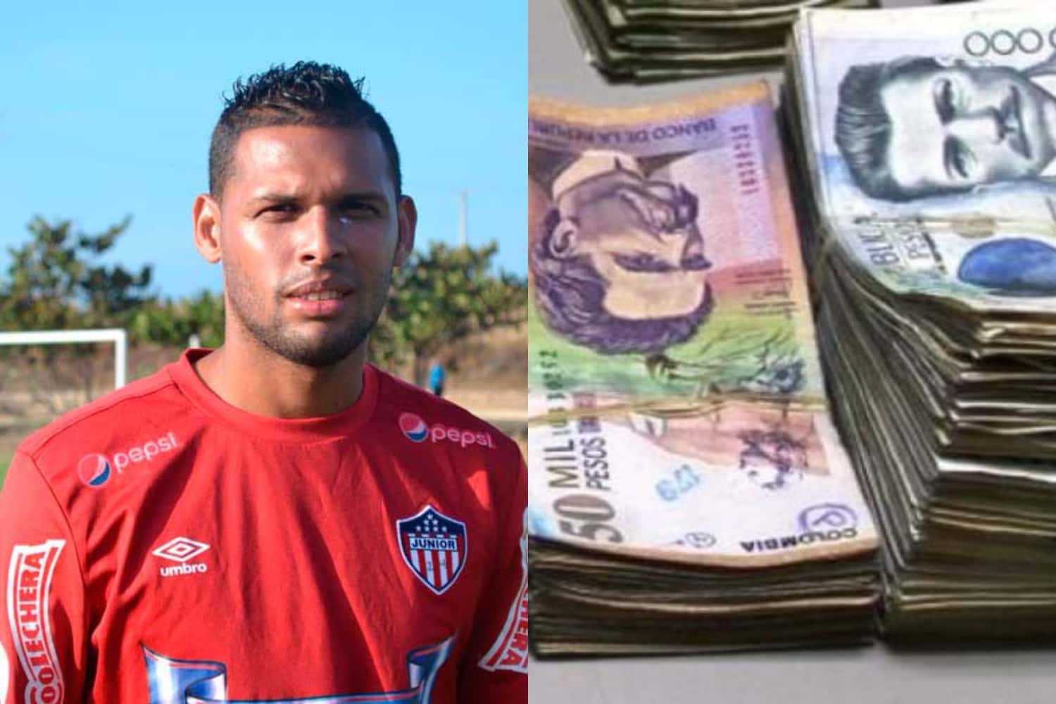 El jugador colombiano se destacó en la liga colombiana y ahora está alejado del fútbol.