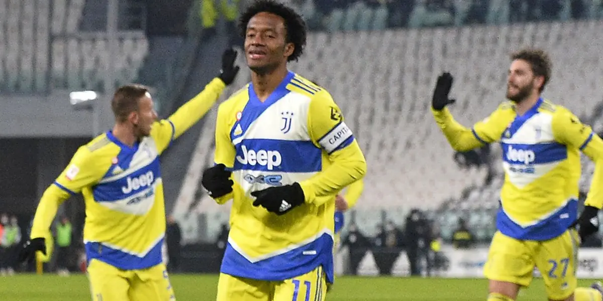 El jugador colombiano se destacó en la victoria de la Vecchia Signora 4-1 ante Sampdoria por la Copa Italia y llevó la cinta de capitán en Juventus.
 
 