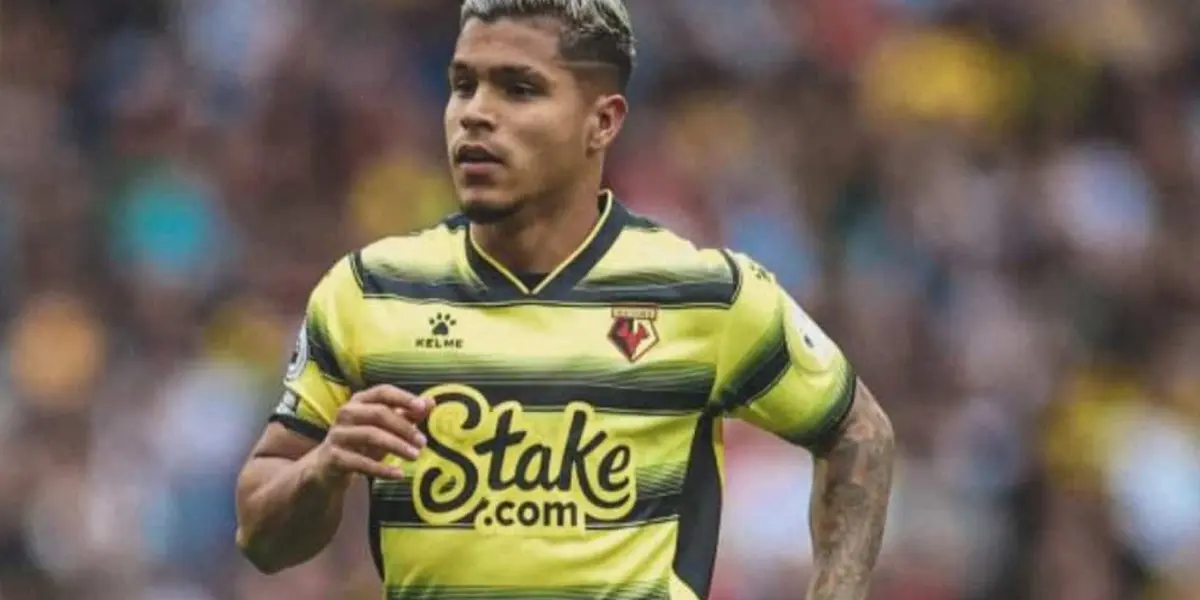 El jugador colombiano se lesionó en el partido de Watford ante Leeds en la Premier League y tras su lesión recibió varios comentarios de los aficionados en sus redes sociales.