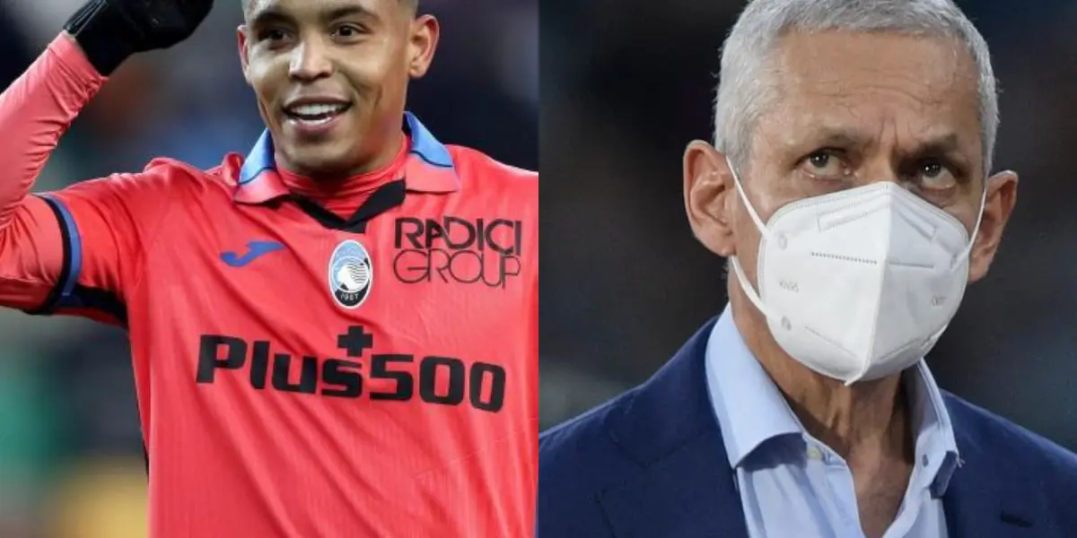 El jugador colombiano se recuperó de una lesión y está presente en el partido de Atalanta ante Bayer Leverkusen.